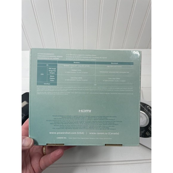 Canon PowerShot ELPH 100 HS Digital Camera Silver 12.1MP 4x Zoom Tested - Picture 5 of 12